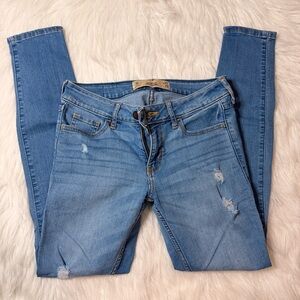 Hollister Distressed Super Skinny Jeans